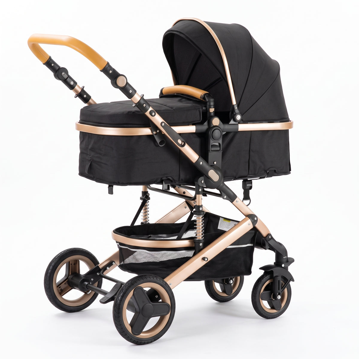 Poussette 3 en 1 Opaline – Nacelle, siège réversible et coque