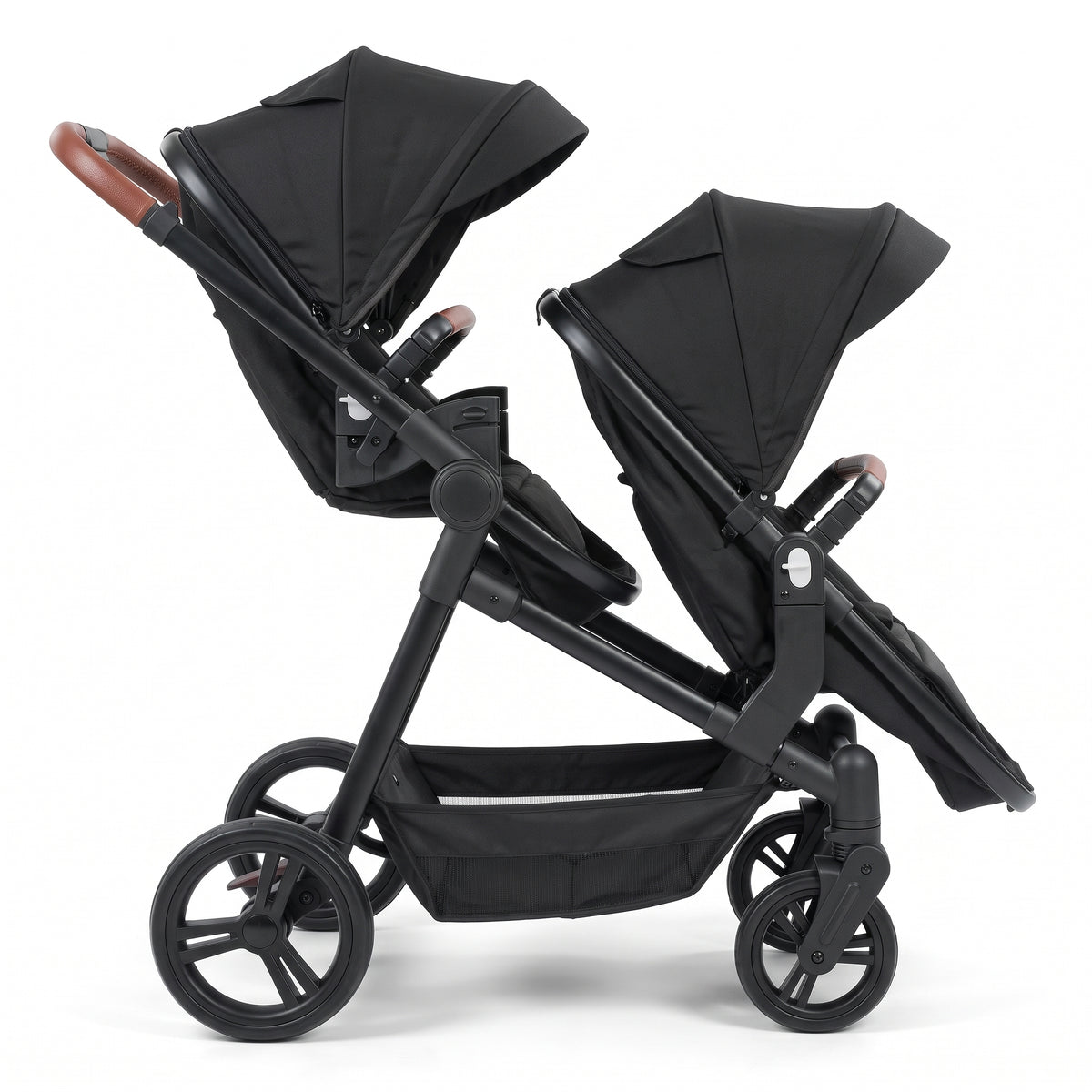 Poussette double Colombe Duo – Deux couffins, deux sièges, 60 cm de large