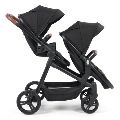 Poussette double Colombe Duo – Deux couffins, deux sièges, 60 cm de large