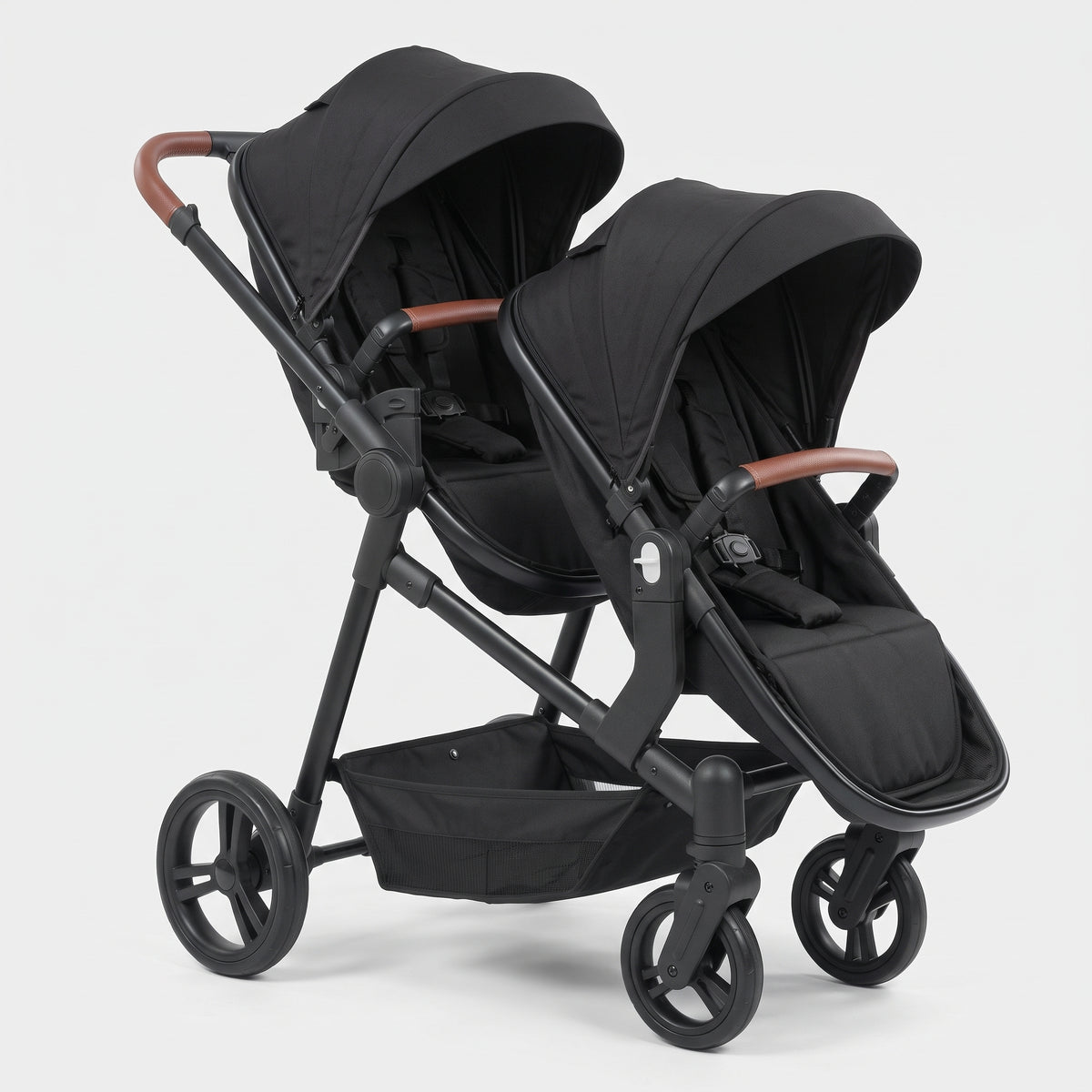 Poussette double Colombe Duo – Deux couffins, deux sièges, 60 cm de large