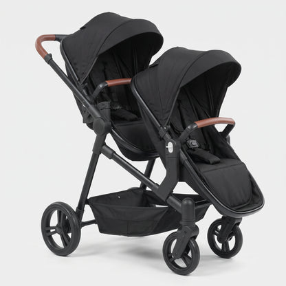 Poussette double Colombe Duo – Deux couffins, deux sièges, 60 cm de large