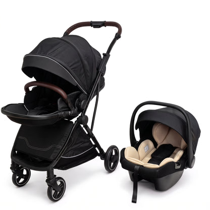 Poussette 2 en 1 Aube – Siège réversible et coque, pliage d'une main