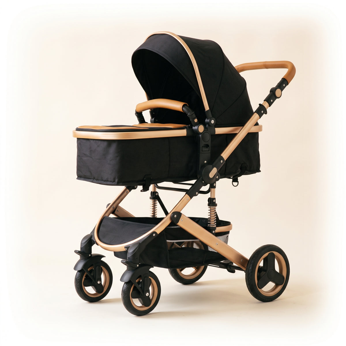 Poussette 3 en 1 Opaline – Nacelle, siège réversible et coque
