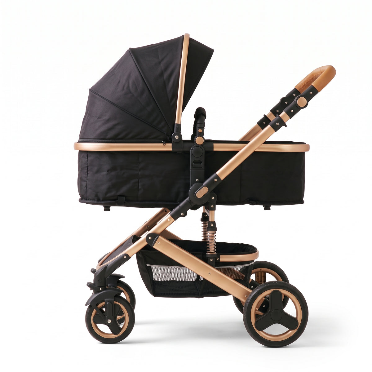 Poussette 3 en 1 Opaline – Nacelle, siège réversible et coque
